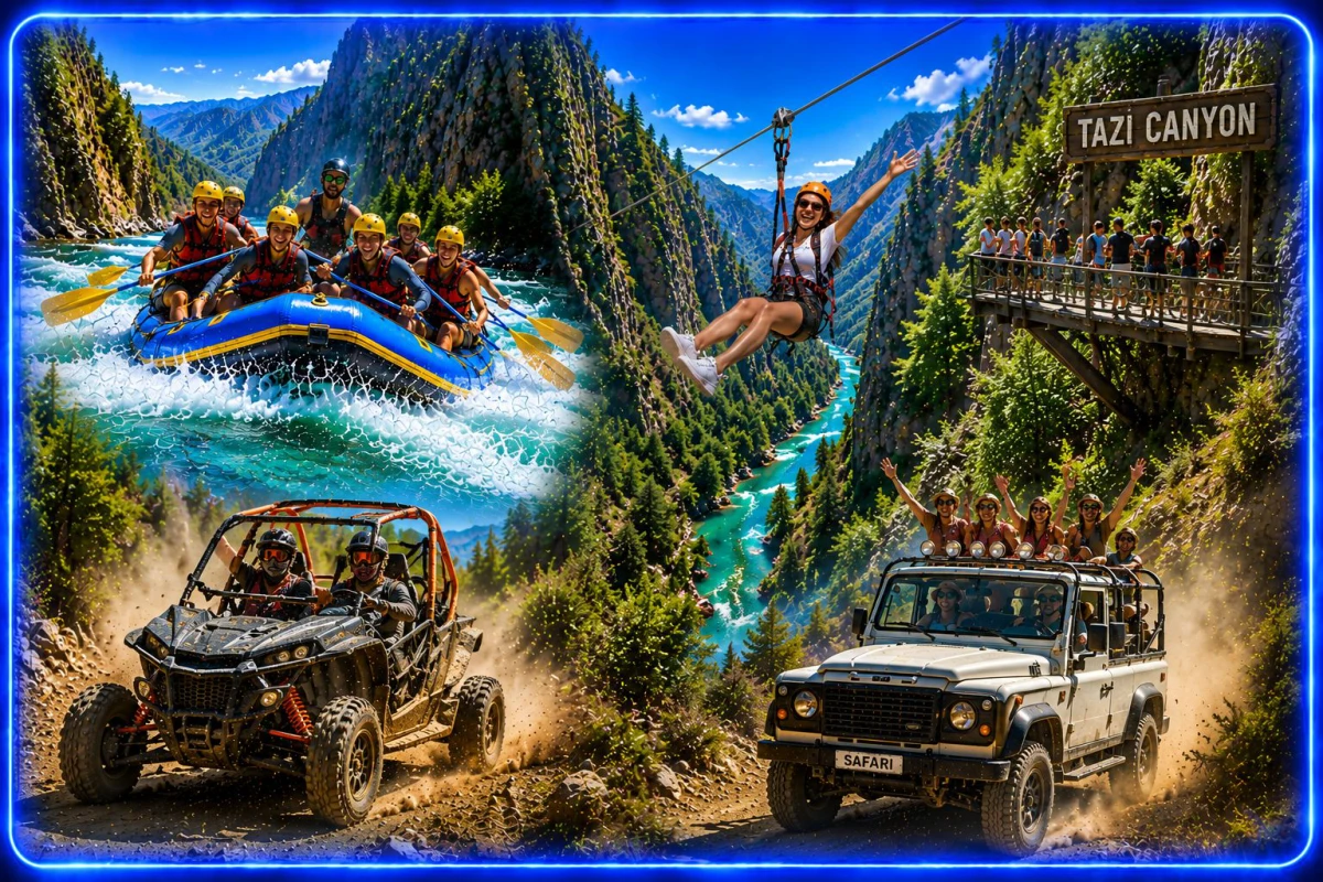 4-w-1 Przygodowa Wycieczka – Safari Jeepem, Rafting, Buggy/Quad i Zjazd na Linie