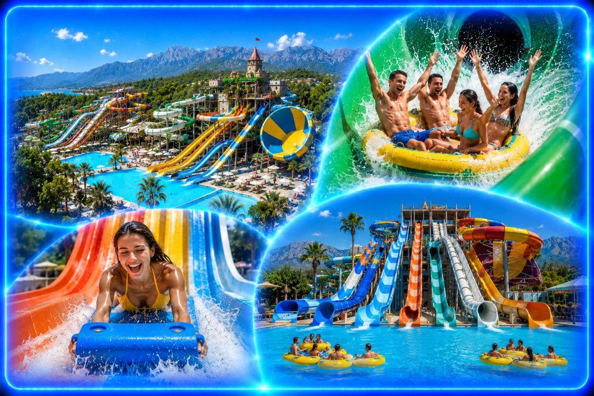 Waterhill Aquapark Adventure from Antalya – Full-Day Water Fun Experience